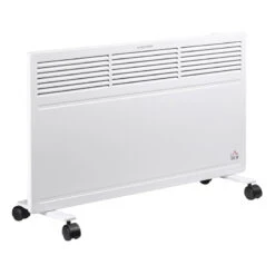HOMCOM Home Savers Convector Radiator Heater Freestanding Or Wall-mounted W/ Adjustable Thermostat