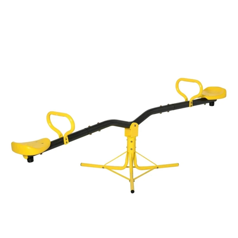 Outsunny See Saw For Ages 3-7 Years, Yellow 1 Outsunny See Saw For Ages 3-7 Years, Yellow