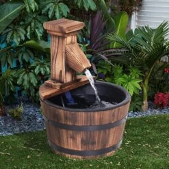 Outsunny Barrel Garden Water Fountain 13 Outsunny Barrel Garden Water Fountain -Home Furnishing Serie Shop XPf6dc17dc40b24d0 84077766 7176 4aca a4d3 620dc987f377