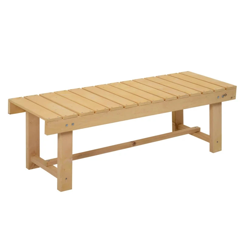 Outsunny-2 Seater Wooden Garden Bench 1 Outsunny-2 Seater Wooden Garden Bench