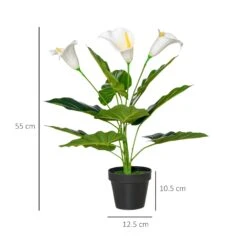 HOMCOM Calla Lily Flower - Artificial Plants 12 HOMCOM Calla Lily Flower - Artificial Plants -Home Furnishing Serie Shop YQGd7117dc19c90b5 948dbe56 be82 42d6 a7f3 7100f02d2b68