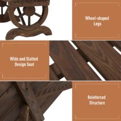 Outsunny Wooden Garden Stool/Bench - Brown 10 Outsunny Wooden Garden Stool/Bench - Brown -Home Furnishing Serie Shop ZHd93f17dc127348c b170be51 6c4f 40e4 a596 b58249694f5e