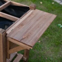 Outsunny Wooden Raised Garden Plant Stand Tall Flower Bed With Shelf 123 X 54 X 74cm -Home Furnishing Serie Shop Znt3da17dc5b043d1 a0c053c0 fe18 47d2 8ce4 6fc7a54fa14c