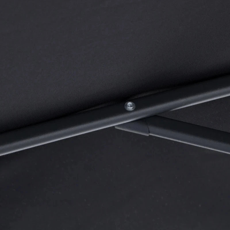 Outsunny Cantilever Banana Parasol 3m - Black 10 Outsunny Cantilever Banana Parasol 3m - Black - Image 10