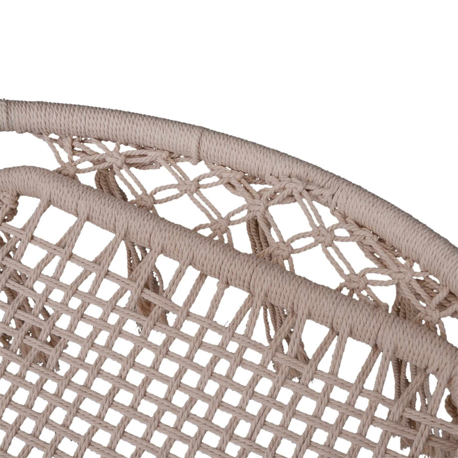 Outsunny Hammock Chair- Beige 6 Outsunny Hammock Chair- Beige - Image 6