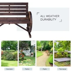 Outsunny Garden Bench - Brown 14 Outsunny Garden Bench - Brown -Home Furnishing Serie Shop asm35017dc378a2cb a61ee4ae 475e 441c b15e dc975df984f8