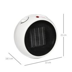 HOMCOM Small Space Heater, Ceramic Heater W/ 3 Heating Mode Adjustable Temperature 12 HOMCOM Small Space Heater, Ceramic Heater W/ 3 Heating Mode Adjustable Temperature -Home Furnishing Serie Shop b97ec4957cfdf4296aa47b222852be12