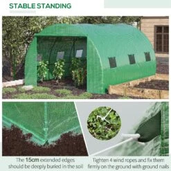 Outsunny Walk-in Tunnel Greenhouse -Home Furnishing Serie Shop bDX88c17edc63fdab