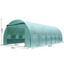 Outsunny Galvanised Steel Walk-in Greenhouse 6 X 3M Green 11 Outsunny Galvanised Steel Walk-in Greenhouse 6 X 3M Green -Home Furnishing Serie Shop bL11a317dc40b25e9
