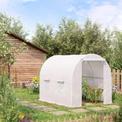Outsunny Greenhouse Polytunnel 2.5 X 2 X 2 M - White 18 Outsunny Greenhouse Polytunnel 2.5 X 2 X 2 M - White -Home Furnishing Serie Shop bSD6ff181098fc608 jpg