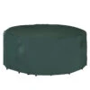 Outsunny PVC Coated Round Furniture Cover- Green