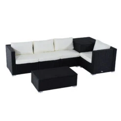 Outsunny Rattan Corner Sofa Set - Black 21 Outsunny Rattan Corner Sofa Set - Black -Home Furnishing Serie Shop cLYdaa17eecc28ae5 jpg