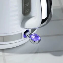 Daewoo Hive 1.7L 3KW Textured Jug Kettle - White -Home Furnishing Serie Shop daewoo hive cordless jug kettle white 1 7 litre 5024996911800 03c MP