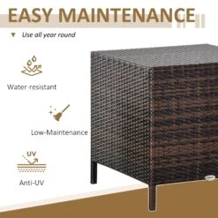 Outsunny Rattan Side Table Set- Brown 13 Outsunny Rattan Side Table Set- Brown -Home Furnishing Serie Shop dfSa0917eecc2a1c7