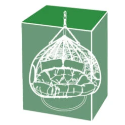 Silver & Stone Outdoor Furniture Cover For Double Egg Chair 5 Silver & Stone Outdoor Furniture Cover For Double Egg Chair -Home Furnishing Serie Shop double egg chair furniture cover