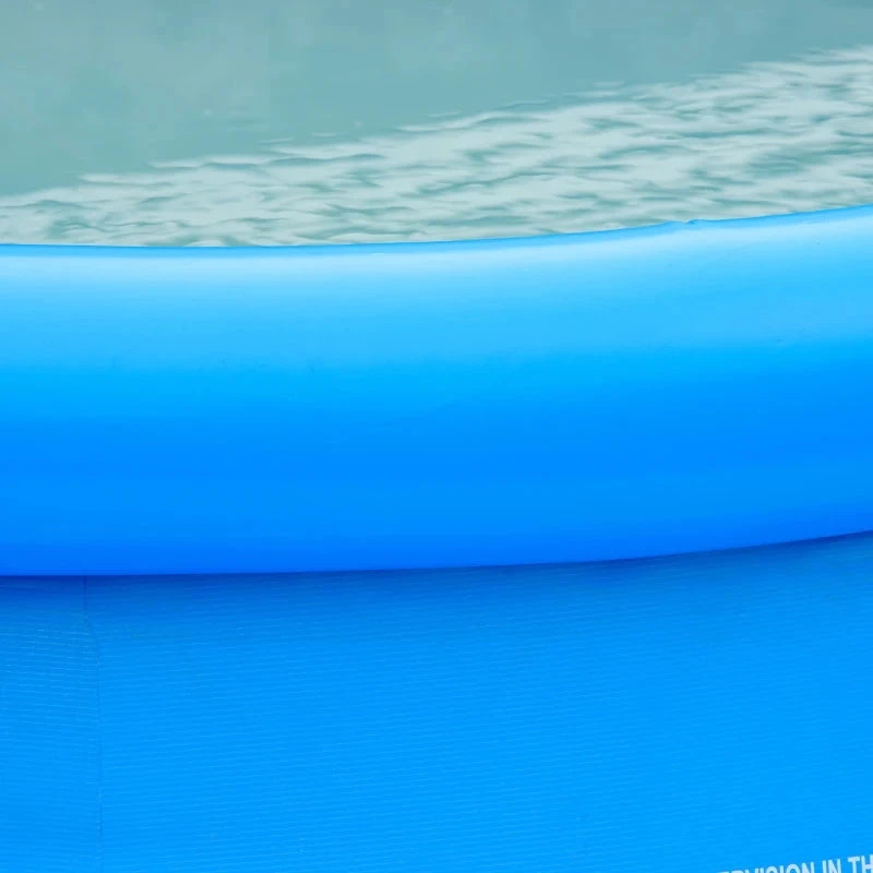 Outsunny Swimming Paddling Pool Round 274cm X 76cm - Blue 8 Outsunny Swimming Paddling Pool Round 274cm X 76cm - Blue - Image 8