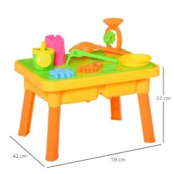 HOMCOM Kids Sand And Water Table Playset -Home Furnishing Serie Shop feu34c17dc1534e98 1225e2e5 74b3 4673 bcce 4d12c300d884