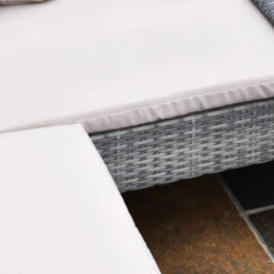 Outsunny Rattan Sofa Set With Coffee Table & Footstools - Grey -Home Furnishing Serie Shop hZs79417fb69be7a2 JPG