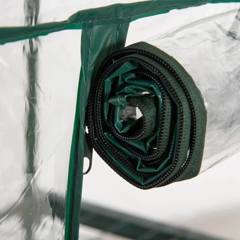 Outsunny Mini Greenhouse 3 Tier 69Lx49Wx125H Cm - Clear 7 Outsunny Mini Greenhouse 3 Tier 69Lx49Wx125H Cm - Clear - Image 7