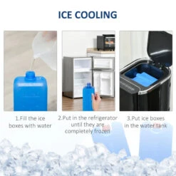 HOMCOM 42" Portable Air Cooler, Humidifier Evaporative Ice Cooling Fan Water Conditioner Unit With 3 Modes, 3 Speed, Remote Controller, Timer, Oscillating For Home Quiet Bedroom, Black -Home Furnishing Serie Shop j2N75617fb5e7f945 jpg