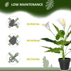HOMCOM Calla Lily Flower - Artificial Plants 15 HOMCOM Calla Lily Flower - Artificial Plants -Home Furnishing Serie Shop kRLc9917dc19c90b5 6588708c 229b 4674 84e6 17434825d6b9