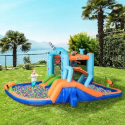 Outsunny Bouncy Castle With Paddling Pool And Sprinkler - Narwhals 20 Outsunny Bouncy Castle With Paddling Pool And Sprinkler - Narwhals -Home Furnishing Serie Shop kl16ff185b972e33d jpg