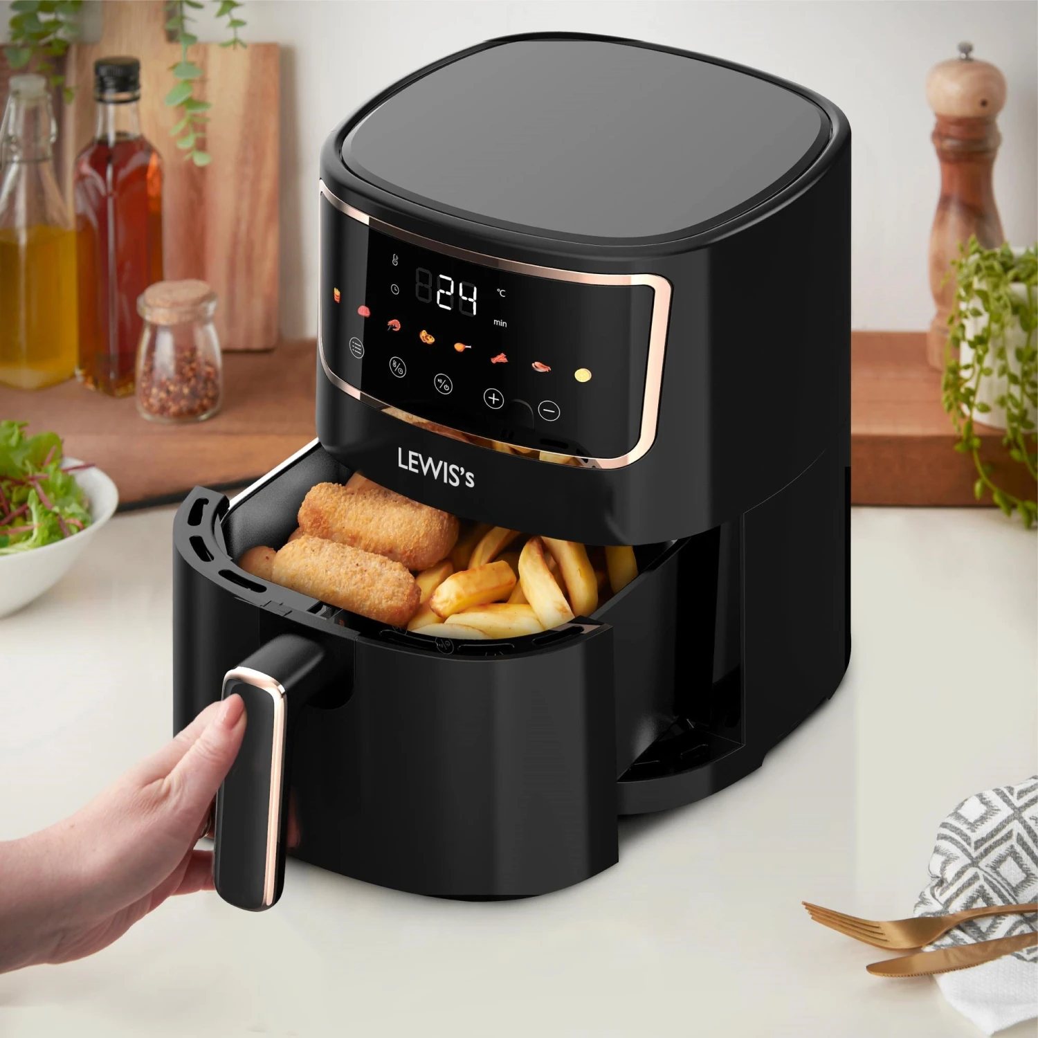Lewis's Digital Family Air Fryer 4.2L 7 Lewis's Digital Family Air Fryer 4.2L - Image 7