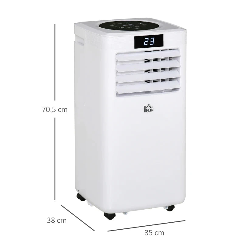HOMCOM 9000 BTU Portable Air Conditioner For Cooling Dehumidifier Fan, Air Conditioning Unit For Room Up To 18m², With Remote, 24H Timer, Window Mount Kit, R290, A Energy Efficiency 4 HOMCOM 9000 BTU Portable Air Conditioner For Cooling Dehumidifier Fan, Air Conditioning Unit For Room Up To 18m², With Remote, 24H Timer, Window Mount Kit, R290, A Energy Efficiency - Image 4