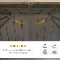 Outsunny Hardtop Gazebo With Curtains 3.6 X 3m - Brown -Home Furnishing Serie Shop nd5a0918141203190 jpg