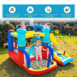 Outsunny Bouncy Castle With Slide And Pool 15 Outsunny Bouncy Castle With Slide And Pool -Home Furnishing Serie Shop oMj88c17f01013923 jpg