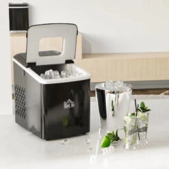 HOMCOM Ice Maker 12kg - Black 20 HOMCOM Ice Maker 12kg - Black -Home Furnishing Serie Shop oj76ff188ff96d326 jpg