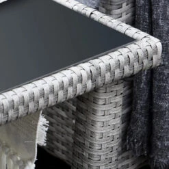 Outsunny Rattan Sofa Set With Coffee Table & Footstools - Grey -Home Furnishing Serie Shop pTafc917fb69be7a4 jpg