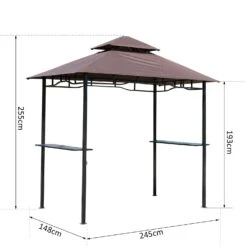 Outsunny Grill Gazebo Brown 12 Outsunny Grill Gazebo Brown -Home Furnishing Serie Shop pfHb3717dc478f442 00ab2daf 6d8d 4e53 9b15 2adbd3721b3b
