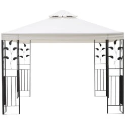 OutSunny 3x3 Garden Gazebo - Cream