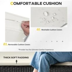 Outsunny 4 Pieces Outdoor PE Rattan Corner Sofa With Cushions - Black 22 Outsunny 4 Pieces Outdoor PE Rattan Corner Sofa With Cushions - Black -Home Furnishing Serie Shop q4g88c188ff95b870 jpg