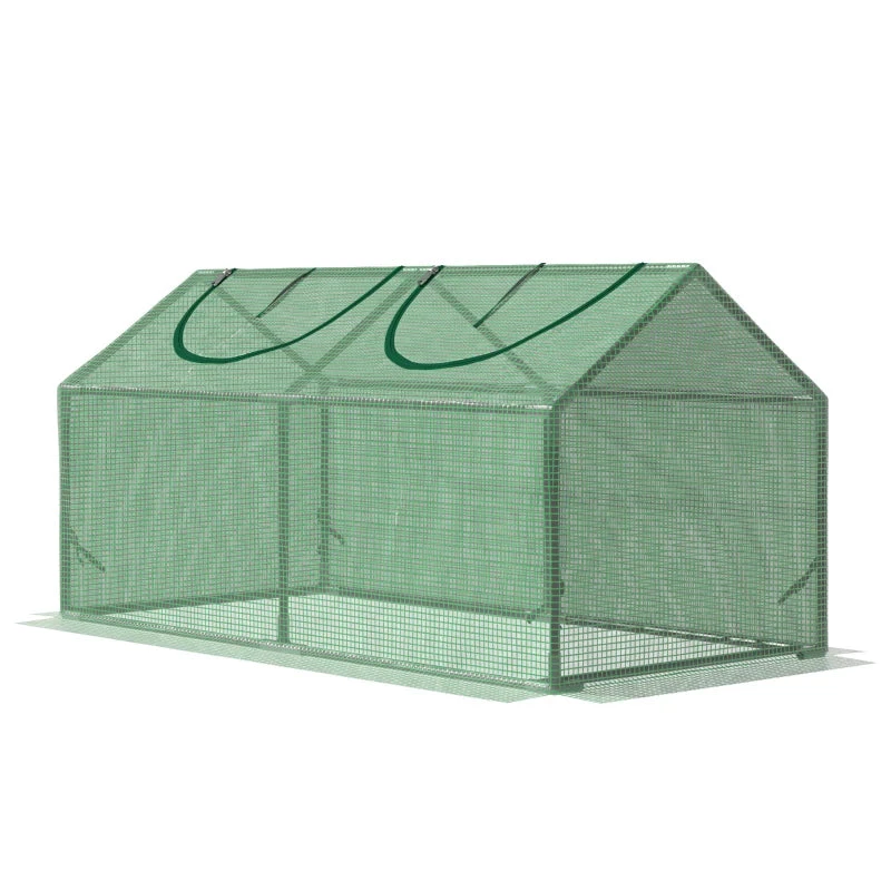 Outsunny Mini Greenhouse 119 X 60 X 60 Cm - Green 11 Outsunny Mini Greenhouse 119 X 60 X 60 Cm - Green - Image 11