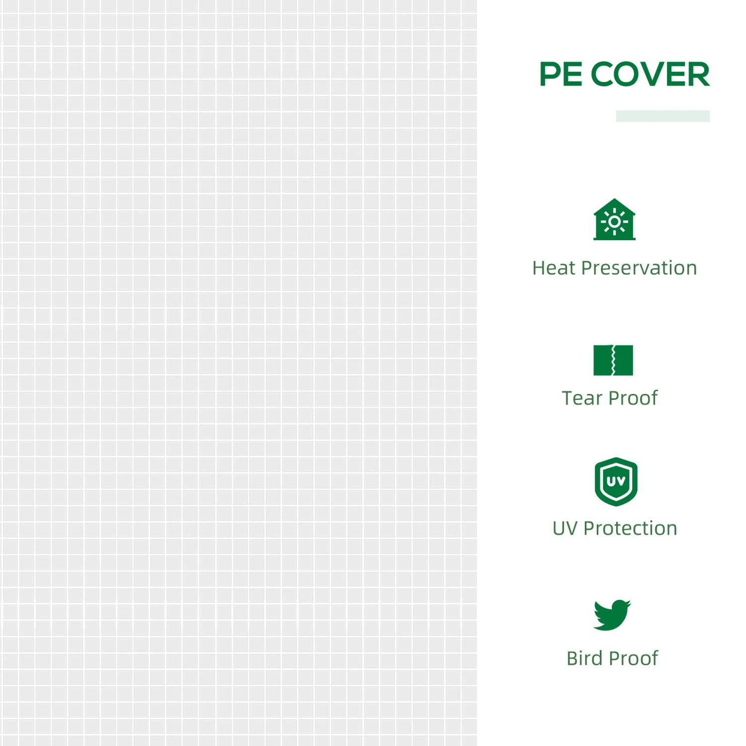 Outsunny Mini Greenhouse Portable Garden Growhouse 4 Outsunny Mini Greenhouse Portable Garden Growhouse - Image 4