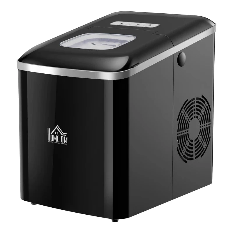 HOMCOM Ice Maker 12kg - Black 11 HOMCOM Ice Maker 12kg - Black - Image 11