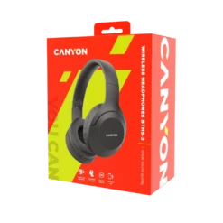 Canyon Wireless Bluetooth Headphones - Black -Home Furnishing Serie Shop rs18804 cns cbths3dg pkg