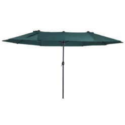 Oasis 4.6 M Double-Sided Umbrella Parasol - Green