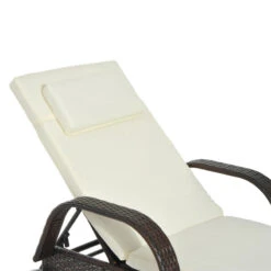 Outsunny Rattan Sun Lounger - Brown 22 Outsunny Rattan Sun Lounger - Brown -Home Furnishing Serie Shop sdcd4d180ae19d076 jpg