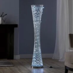 Lewis's Sparkling Spiral Floor Lamp 143cm - Bright White -Home Furnishing Serie Shop spiral 20lamp 205
