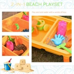 HOMCOM Kids Sand And Water Table Playset -Home Furnishing Serie Shop t1Gb9a17dc1534e98 b8768c9e ed3c 49c6 9a91 6c60a6266d01