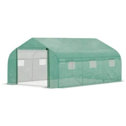 Outsunny Greenhouse Polytunnel 4.47x3x2m - Green -Home Furnishing Serie Shop tYRefe17e70dafc66 jpg