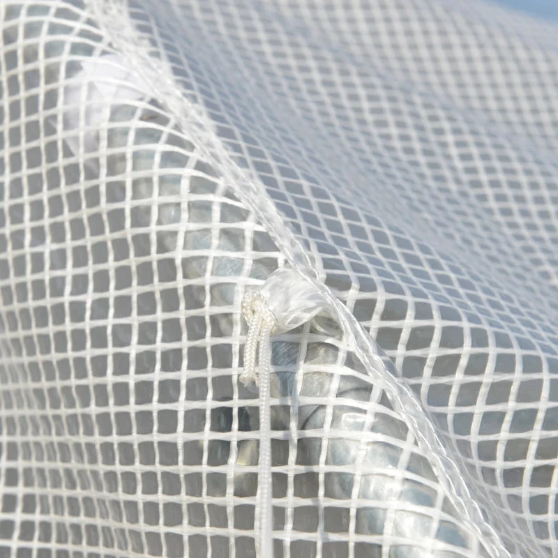 Outsunny Greenhouse Polytunnel 3x2x2m - White 10 Outsunny Greenhouse Polytunnel 3x2x2m - White - Image 10