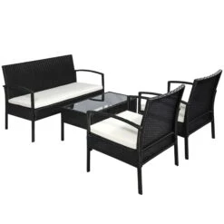 Outsunny 4 Pieces Outdoor PE Rattan Corner Sofa With Cushions - Black 15 Outsunny 4 Pieces Outdoor PE Rattan Corner Sofa With Cushions - Black -Home Furnishing Serie Shop ti5daa188ff95b871 jpg