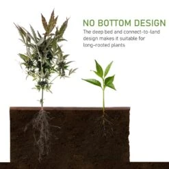 Outsunny Wooden Raised Garden Bed Planter 80 X 80cm -Home Furnishing Serie Shop tj888c17ee2cf0902 397df25d a0e9 4296 b79a 067efbc04ca6