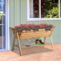 Outsunny Wooden Planter Garden Raised Bed 17 Outsunny Wooden Planter Garden Raised Bed -Home Furnishing Serie Shop tsD9a917dc30abe72 1206bfcf 4ee9 4e08 82b9 fe7a6955e7fd