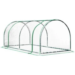 Outsunny Tunnel Greenhouse Green Grow House 200 X 100 X 80cm