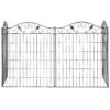 Outsunny Garden Decorative Fence Panels 44in X 12ft